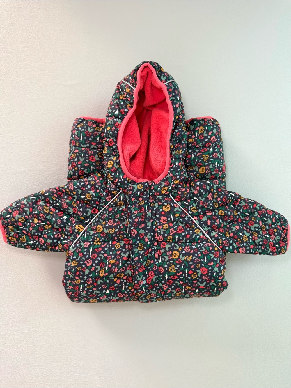 Hanna Andersson Baby Ditsy Floral Snowsuit Bunting size 3-6M 60cm